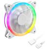 Sharkoon Ventola 120x120 Sharkoon Shark Blades PWM RGB 120mm Bianco [4044951039982]