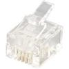 Conceptronic Connettore Conceptronic Equip per cavo RJ-12 6P4C Trasparente [121121]