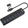 Conceptronic Hub usb Conceptronic 7Port Usb 3.2Gen 1Hub 0.3m Nero [128965]