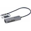 Startech.com Lettore di schede memoria StarTech.com Multimediali Usb 3.0 Grigio [FCREADMICRO3V2]