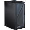 Techly Armadio rack da parete Techly 19" a Muro 22U P 800mm L 600mm Porta Vetro Nero
