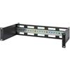 Intellinet Kit guida DIN regolabile Intellinet 716345 per montaggio su rack 19''/2U Nero [716345]