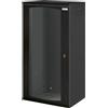Techly Armadio Rack 19'' Techly a muro 22 unitÃ sezione unica P 600mm Porta Grigliata Nero