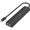 Hama Hub USB 3.0 Hama 6porte USB 3.0 Usb-C Ultra HD Nero [00200144]