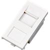 Alantec Adattatore Alantec 22.5x45 per modulo keystone 1xRJ-45 Bianco [AMAICGNAB000447]