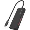 Icybox Hub Icybox IB-HUB1436-CPD 100W per notebook USB 3.2 tipo-C 4 porte Nero [61079]