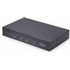 Startech.com Switch StarTech.com KM a 4 porte per tastiera/mouse audio 3.5mm/USB Nero [P4A20132-KM-SWITCH]