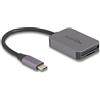 Delock Card Reader Delock 91009 Usb Tipo C per schede di memoria SD/Micro SD Grigio [91009]