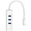 Tp-link Adattatore di rete Tp-Link UE330C Usb 3.0 Da 1x Tipo C ad 3x Tipo A 5Gbps Bianco [UE330C]