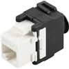 Techly Frutto Keystone Techly RJ45 UTP Cat.6A Nero/Bianco