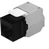 Techly Frutto Techly Keystone RJ45 Cat.6A UTP Tool-Free Nero/Grigio