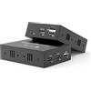Techly Extender Hdmi KVM Techly Over Ethernet 1080p 60Hz su cavo cat.6/150m Nero