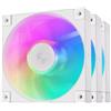 Deepcool Ventola 120x120 DeepCool FD12 Rgb 3in1 Bianco [R-FD12-WHAPN3-G]