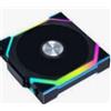 Lian li Ventola Lian Li Uni Fan SL Wireless ARGB PWM con pala inversa 2100rpm 120mm Nero 3Pz