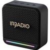 Irradio Altoparlanti Irradio IR-M3 Classic Diffusore Wireless 10W IPX7 Led Rgb Equalizzatore Nero
