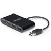 Startech.com Hub di interfaccia StarTech.com usb 4 porte Nero [ST4200MINI2-USB-HUB]