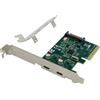 Conceptronic Scheda PCIe USB 3.2 Conceptronic EMRICK13G Gen 2 Type-C - 2P