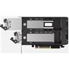 ICYDOCK Alloggiamenti ToughArmor 2 M.2 NVMe adattatore rack mobile SSD per slot PCI-Express MB842MP-B [MB842MP-B]