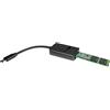 Intertech Adattatore Intertech K-1696-P2, USB-C 3.2 Gen 2 > M.2 SSD (nero, PCIe (NVMe) a SATA SSDs) [88885592]