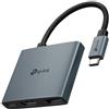 Tp-link Hub usb TP-Link UH3020C Type-C 5000 Mbit/s Grigio [UH3020C]