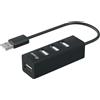 Equip Hub Usb Equip per PC/notebook 4xUsb 2.0 480Mbps Nero [128955]