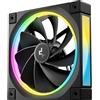 Deepcool Ventola 120x120 Deepcool FL12R RGB 120mm Nero [R-FL12R-BKAPN1-G]