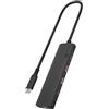 Icybox Hub Usb Icybox IB-HUB1437-CPD 4 porte Usb 3.1 2xUsb-a 2xUsb-c con PD Nero [61164]