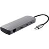 Trust Hub Trust Dalyx 25672 Multiporta 8in1 Usb-c Grigio [25672]