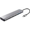 Trust Hub Trust Dalyx 25661 Multiporta 7in1 Usb-c Grigio [25661]