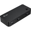 I-tec Hub KVM I-tec CAKVMHUB2A2C Universale 2x Usb-c + 4x Usb-a 3.0 5000Mbps Nero [CAKVMHUB2A2C]