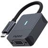 Rapoo Adattatore Rapoo UCA-1003 USB-C a VGA M/F 0.15m Grigio [11405]