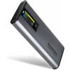 AXAGON Box esterno ssd Axagon EEM2-SD2 M2/SATA Grigio [AIAXNOEEM2SD201]