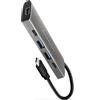 AXAGON Hub Axagon HMC-5G21 USB 5in1 tipo C Grigio [NUAXNUS4PHM5G21]