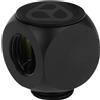 THERMAL GRIZZLY Raccordo a T rotante Thermal Grizzly DeltaMate Rotary a 90 gradi G1/4" M/F 4.5mm Nero [TG-DM-FIT-0004]