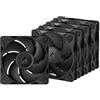 Arctic Set ventole Arctic ACFAN00319A P14 Pro PST PWM per case 140mm Nero 5pz