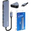 SAVIO Hub Usb Savio AK-82 7 porte Blu [NUSAOUS7PSAK082]