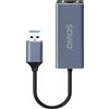 SAVIO Adattatore di rete Savio AK-83 Da Usb-a a RJ-45 M/F 5Gbps Nero [AK-83]