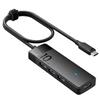 Hamlet Hub Usb Hamlet XHUB-432C-10G-Y Usb-C 3.2 Gen2 4 porte Nero [XHUB-432C-10G-Y]