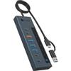 Icybox Hub Usb Icy Box IB-HUB1743-CPD USB-C/1 USB-A Antracite [61158]