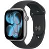 Apple Smartwatch Apple Watch11 Gps 46mm Grigio siderale/Nero [ATAPPZAB11MEV44]