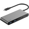 Belkin Hub Usb Belkin Connect 7in1 2x Usb-c 2x Usb-a 1x Hdmi 2x SD Grigio [AVC023HQSGY]