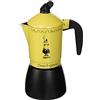 Bialetti Caffettiera Orzo Express, 4 Tazze, Pensata per preparare un Orzo Espresso, Non adatta a induzione, Giallo