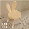 QHENS Sedia Bambini per Legn, Design Coniglio, per Bambini 3-5 Anni