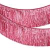 G2PLUS Guirlande di Frange Rosso,20x200cm Tende Metalliche Tinsel