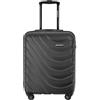 BARRENS Valigia Cabin | Bagaglio da cabina | 55x40x20 cm | 34 L | Cipher Lock Travel Suitcase | Bagaglio a mano con 4 ruote | Maniglia flessibile | Custodia rigida | Nero