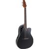 Applause Chitarra Elettro-Acustica Elite AE44 Mid Cutaway - Corpo Roundback Lyrachord Mid-Depth - Preamp AP3TP- Tavola in Abete - Black Satin - AE44-5S