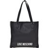 Love Moschino Borsa PU GRS NERO con Logo Galvanico al Nikel
