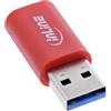Inline 31652 - Adattatore per blocco dati USB a presa USB-A, ricarica sicura senza trasferimento dati, compatto da viaggio, 5 V 1,5 A, 31652