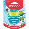 Maped - Temperamatite Croc Croc Hippo - Temperamatite Serbatoio Ippopotamo - Riserva Estensibile in Tessuto - Valvola Funzione Clean