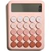 Muitomas, Calcolatrice con Display Ampio a 12 Cifre, Portatile, Alimentazione con Batteria AAA, Colore Peach Fuzz